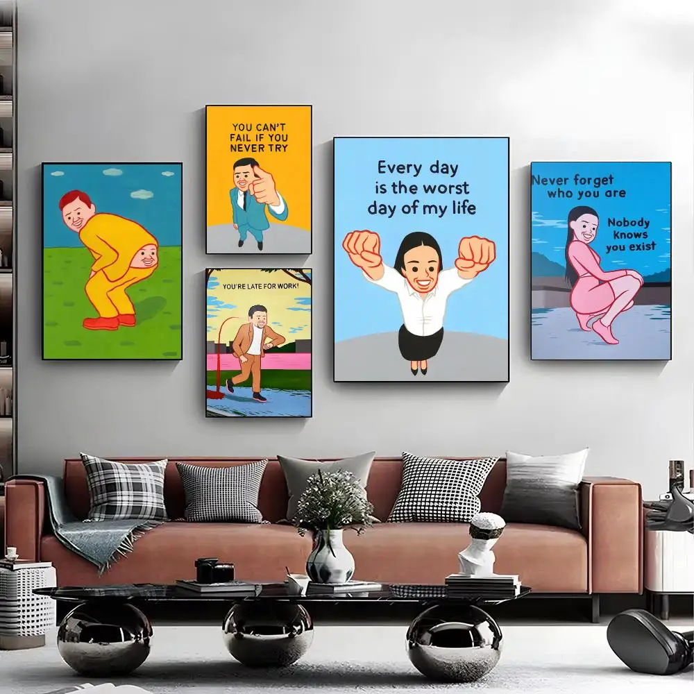 Abstract  Art J-Joan C-Cornella Poster Wall Art Print Poster Waterproof Home Decor for Dorm Room Apartment Office Bedroom Gift