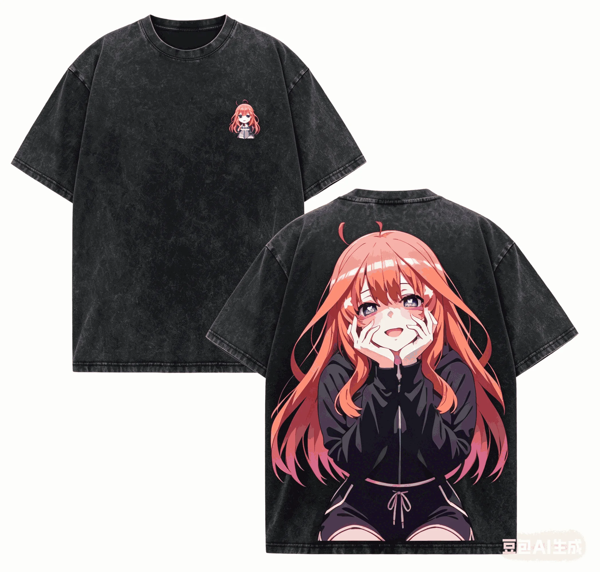 The Quintessential Quintuplets Washed T-shirt 2026 New Model personality Clothes shirt Year round clothing Streetwear Trendy tee
