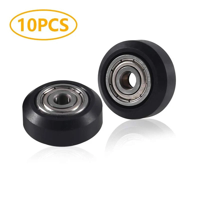 

10Pcs 3D Printer POM Pulley Wheels 625ZZ Linear Bearing Passive Round Wheel Roller for Creality Ender 3/3 Pro V2 CR-10 CR-10S