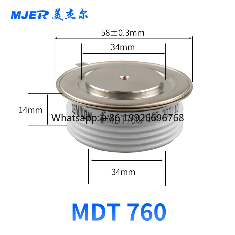 SCR  Thyristor MDT760 Semiconductor Product MDT760 Silicon Controlled Flat Panel Rectifier MDT760