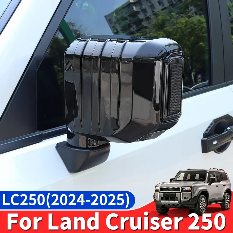 

Car Side Mirror Cover Cap Housing Shell For Toyota Land Cruiser Prado Lc250 2024 2025 250 1958 Protective Decor Exterior Styling