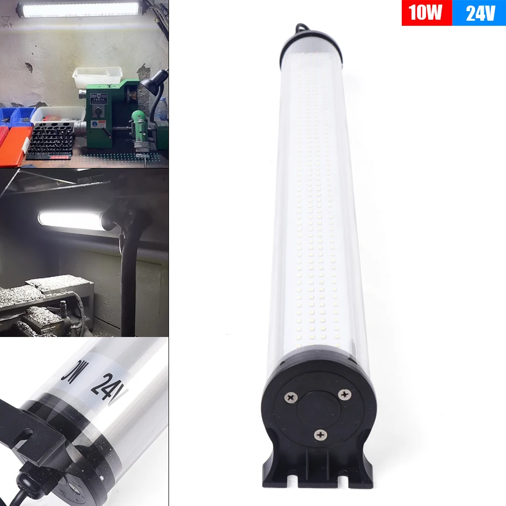 

Светодиодный рабочий фонарь 24В, 10Вт, с прозрачным рассеивателем для станков с ЧПУ, гравировальных и фрезерных машин