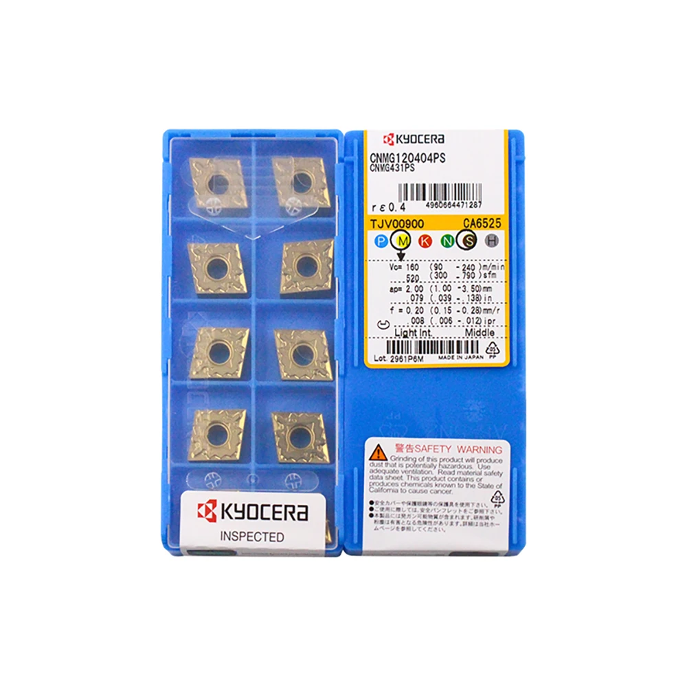 

Original CNMG 120404PS 120408PS 120412PS 120416PS 160612PS CA6525 80° Diamond Negative Insert with Hole