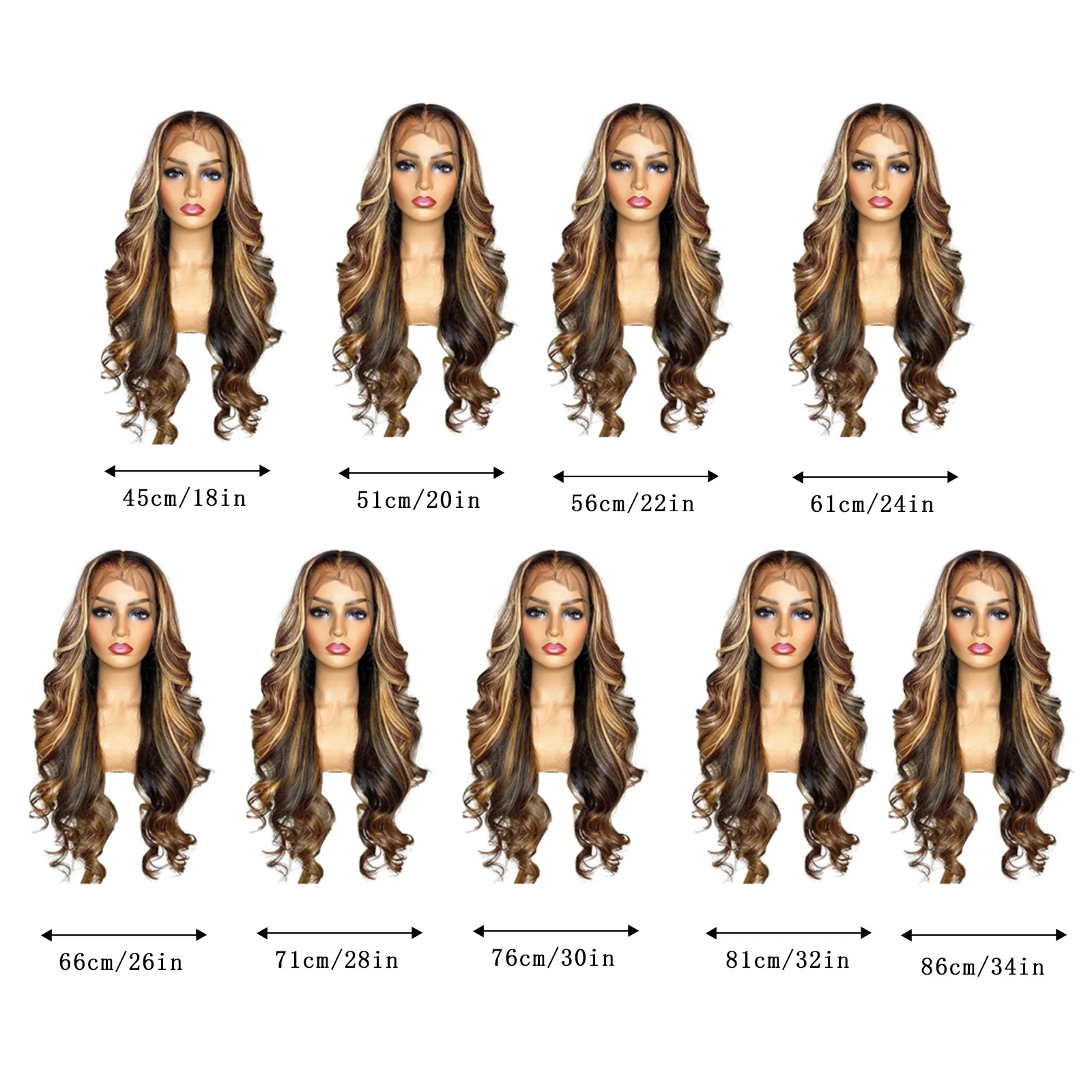 Synthetic Wig New European And American Wig In The Long Curly Hair Full Head Set Large Wave High Temperature Silk Wigs