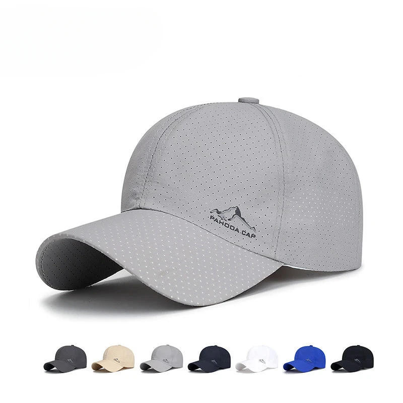 Men Women Summer Thin Quick Dry Baseball Cap Male Golf Breathable Sunscreen Sun Hats for Fishing Sun Hat Unisex Casquette Homme