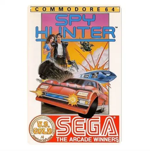 Spy Hunter Commodore Amiga Retro Video Game Metal Poster Tin Sign 20*30cm