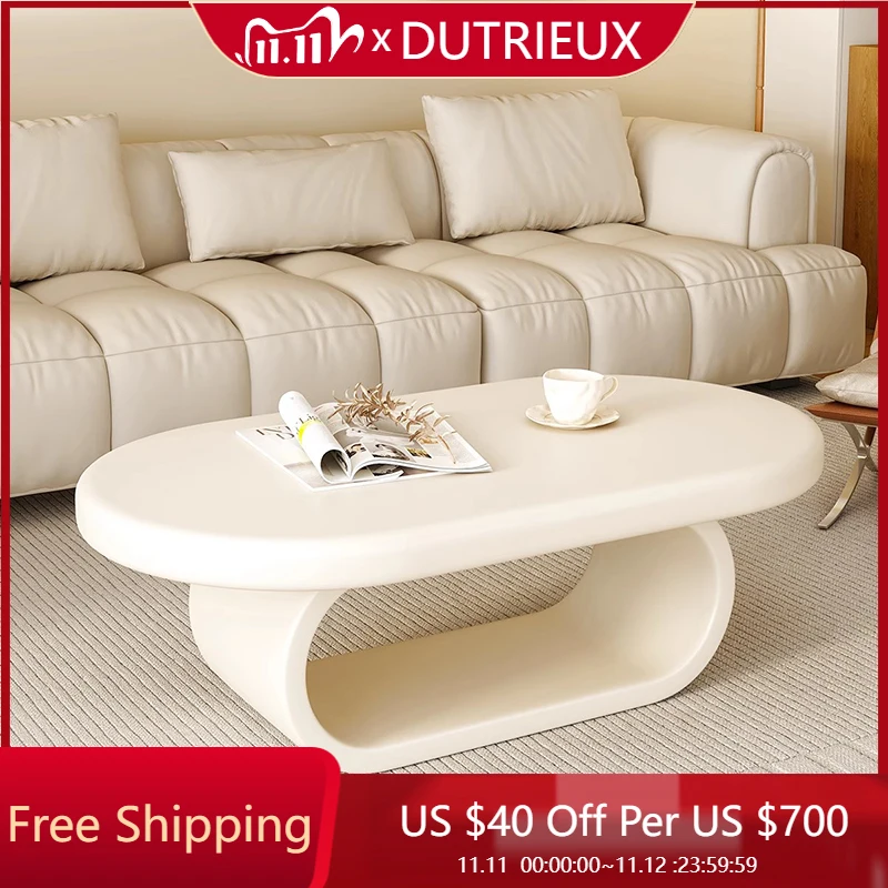 

Lounge Unique Coffee Table European Round Large Size Room Decor Professional Side Table Vintage Kaffee Tische Unique Furniture