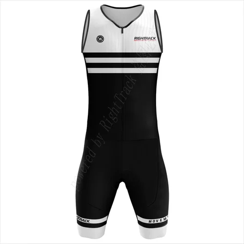 Imagen 2 del producto Traje de triatlón profesional Unisex, ropa de entrenamiento sin mangas, colorida, rightytrack, natación, ciclismo, correr, patinaje
