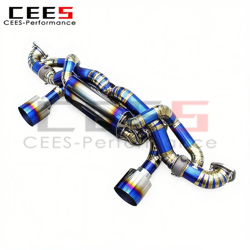 

CEES Tuning Catback Exhaust Pipes for Porsche 718 Cayman GT4 RS 4.0L 2022-2025 Exhaust Pipe with Valvetronic Muffler System