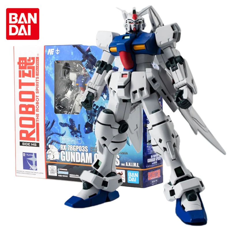 Bandai Genuine Gundam Anime Figure The Robot Spirits RX-78 GP03S Collection Gunpla Anime Action Figure Toys for Children