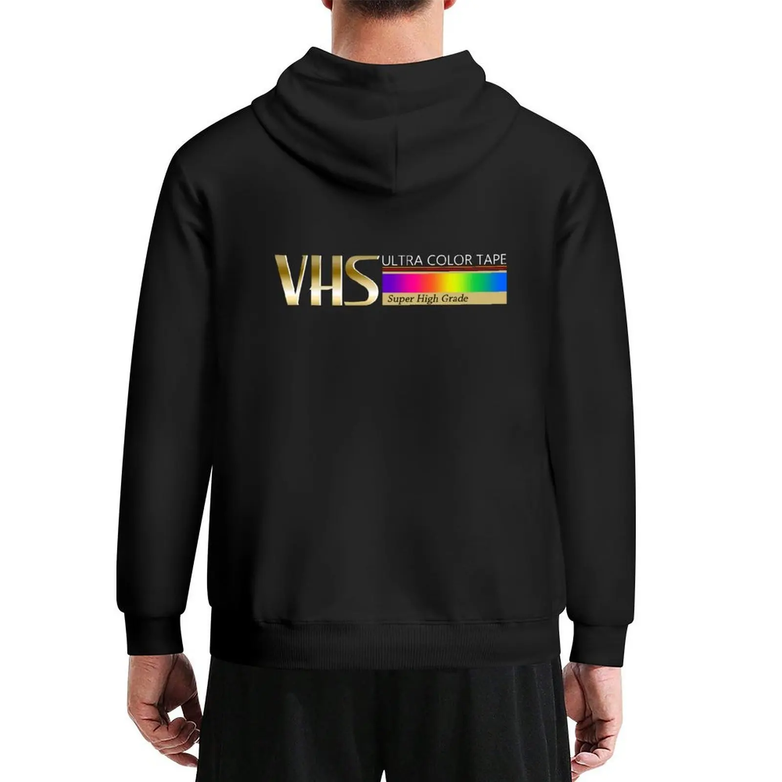 

VHS Super High Grade Hoodie hooded shirt male clothes clothes for men japanese style hoodies for men