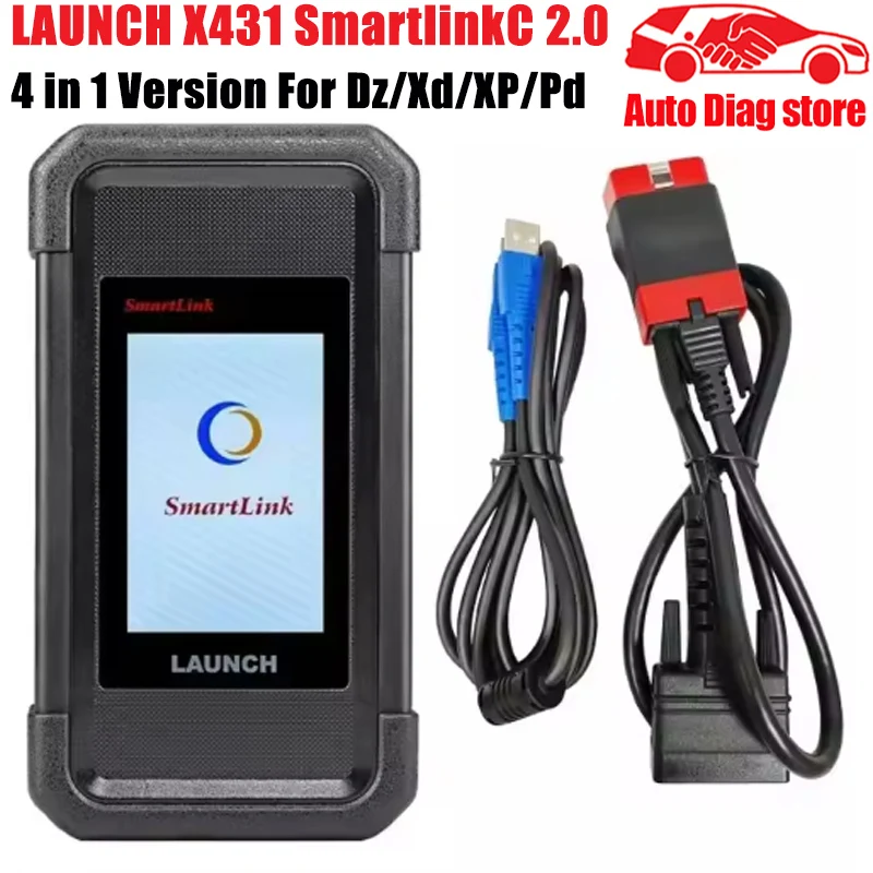 LAUNCH Smartlink 2.0 For Car Truck EV 4 In 1 Version With 1 Year Online Diagzone/Xpro5/Xdiag/Prodiag Software pk thinkdiag2