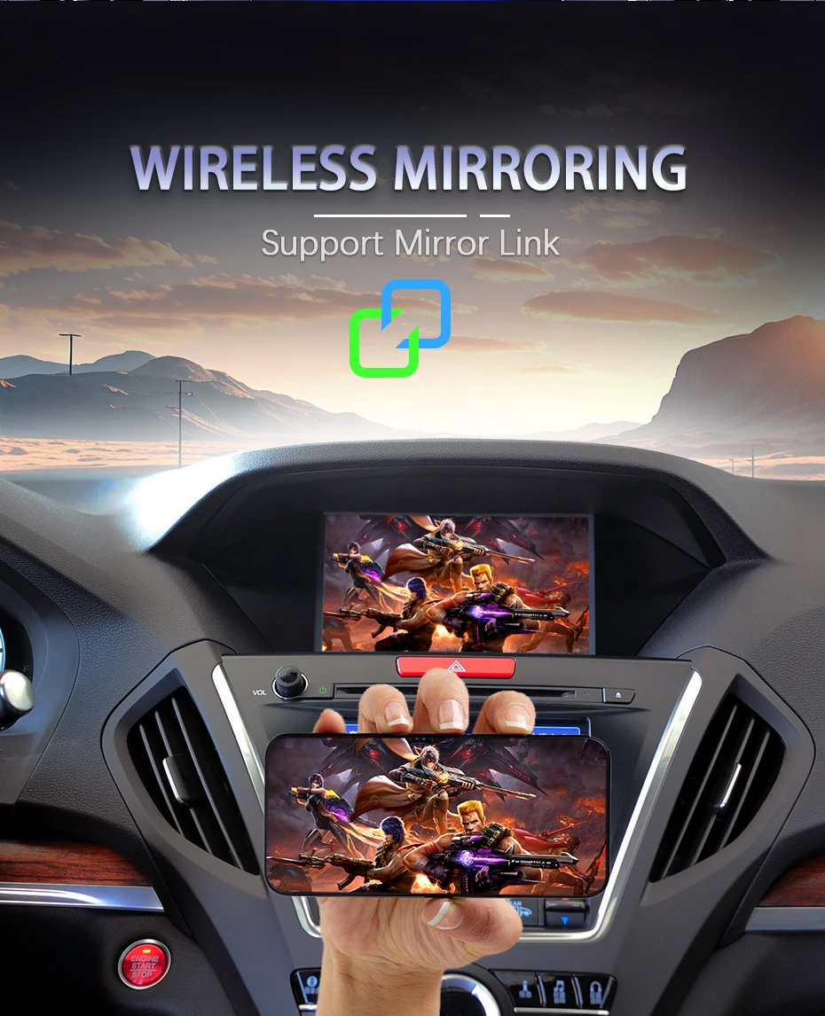 Auto AI Box Wireless Apple Carplay Android Auto für Acura YD3 MDX RDX TLX ILX RLX Honda Odyssey Originalbildschirm unterstützt Spiegelung – Detail 8