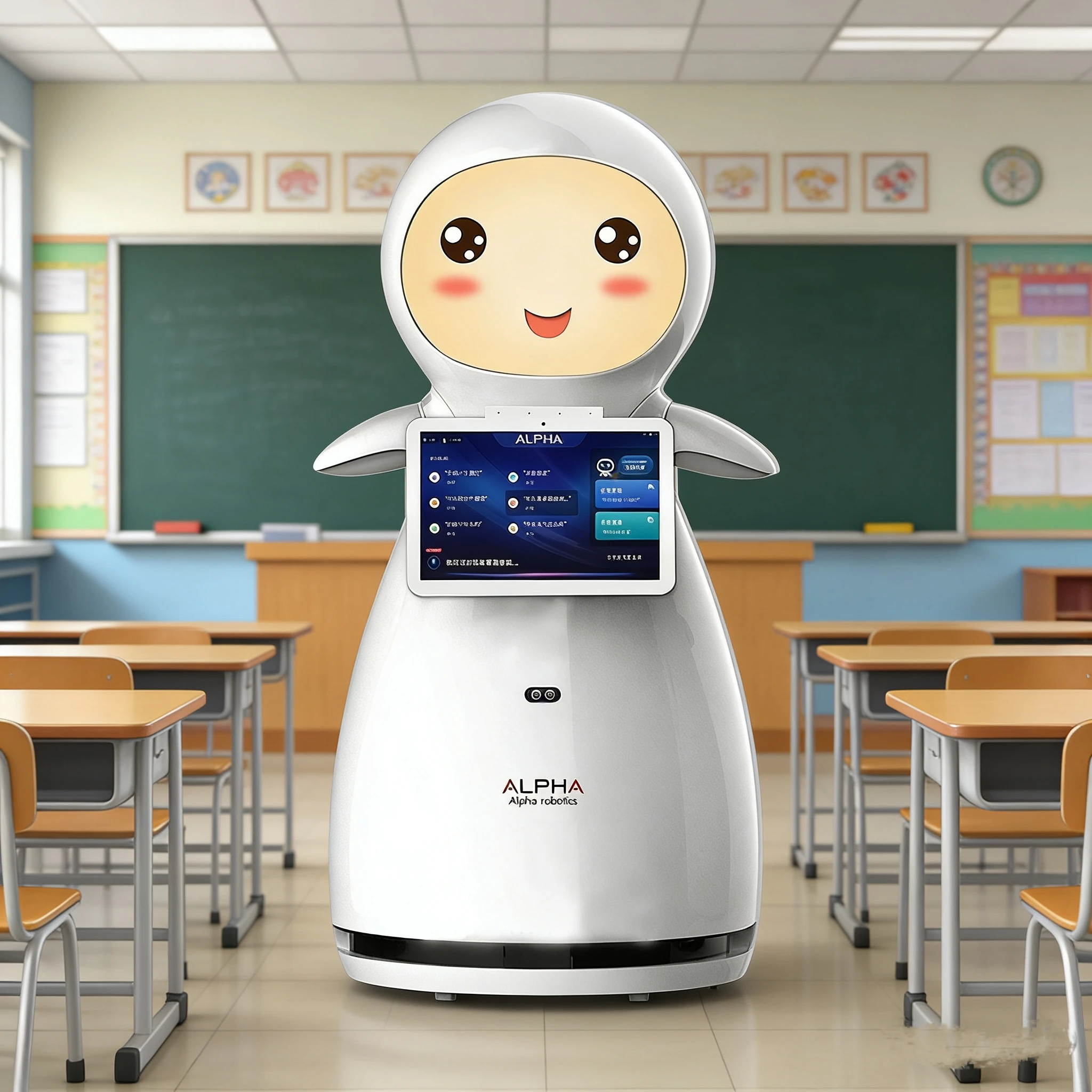 2026 New Smart AI Intelligent Welcome Robot With Chatgpt Voice Interaction Touch Screen For Office, School, Business Reception