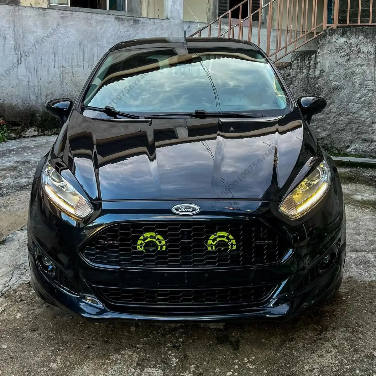 For Ford Fiesta MK6 MK6.5 2008-2017 Car Front Headlight Eyebrow Eyelids Light Stickers Lamp Cover Body Kits Accessories Tuning view 5