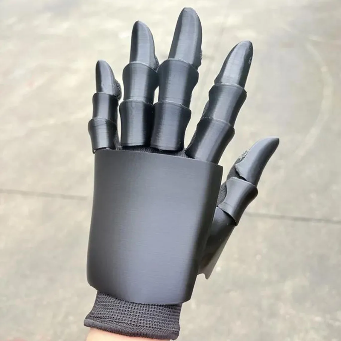 Sci-fi Mechanical Cosplay Gloves,3D Printed Retro Gothic Wearable Hand Armor,Hand-Glued Gloves,Featuring the High Flexibility