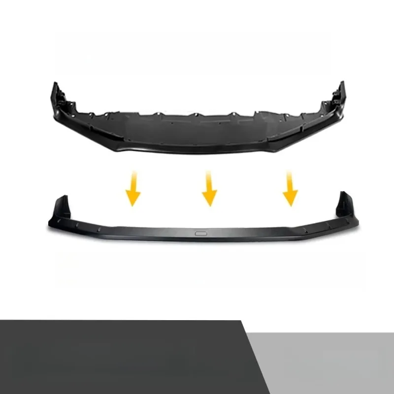 Car Accessories Front Bumper Lip Spoiler Side Splitter for Civic 10th Gen Modifications Body Kit Mugen Style