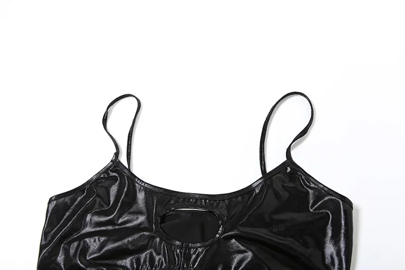 Hollow Out T Shirts For Women Mini 2 Pcs Set Rave Outfits Mesh Crop Top Skinny Camisole Ropa De Mujer See Through Y2k Clothes