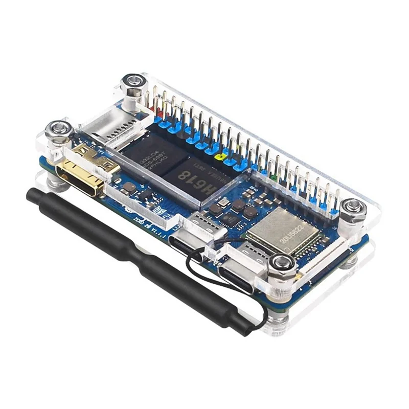 Baru! Casing Akrilik untuk Orange Pi Zero 2W Orange Pi Zero 2W Casing Pelindung Motherboard Kompatibel Heat Sink Tahan Lama