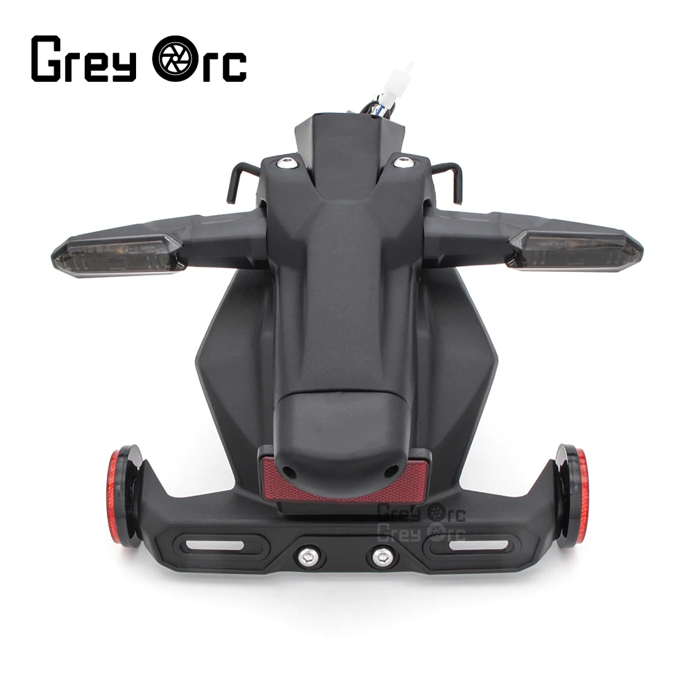 For Kawasaki Z400 Ninja400 2018 2019 2020-2022 Rear Fender Mudguard License Plate Mud Guard Turn Light Holder Frame Accessories