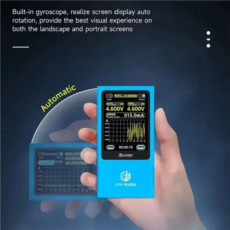 JCID iBoot Drawing Current Analyzer Phone Repair Tool For Precision Fault Date Diagnosis Boot Voltage Real-time Graph Display