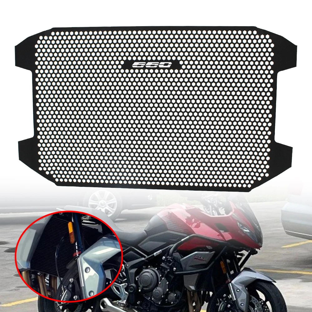 

Fit For Tiger 660 Tiger660 2022- Water Tank Protector Modified Parts Motorcycle Aluminium Radiator Guard Grille Protective Cover