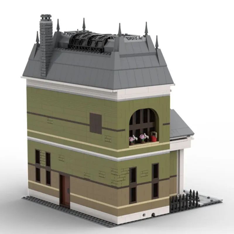 2549 قطعة MOC-209198 Moc Curator شقة العمارة نموذج اللبنات DIY بها بنفسك الاطفال هدية عيد الطوب التجميع الإبداعي