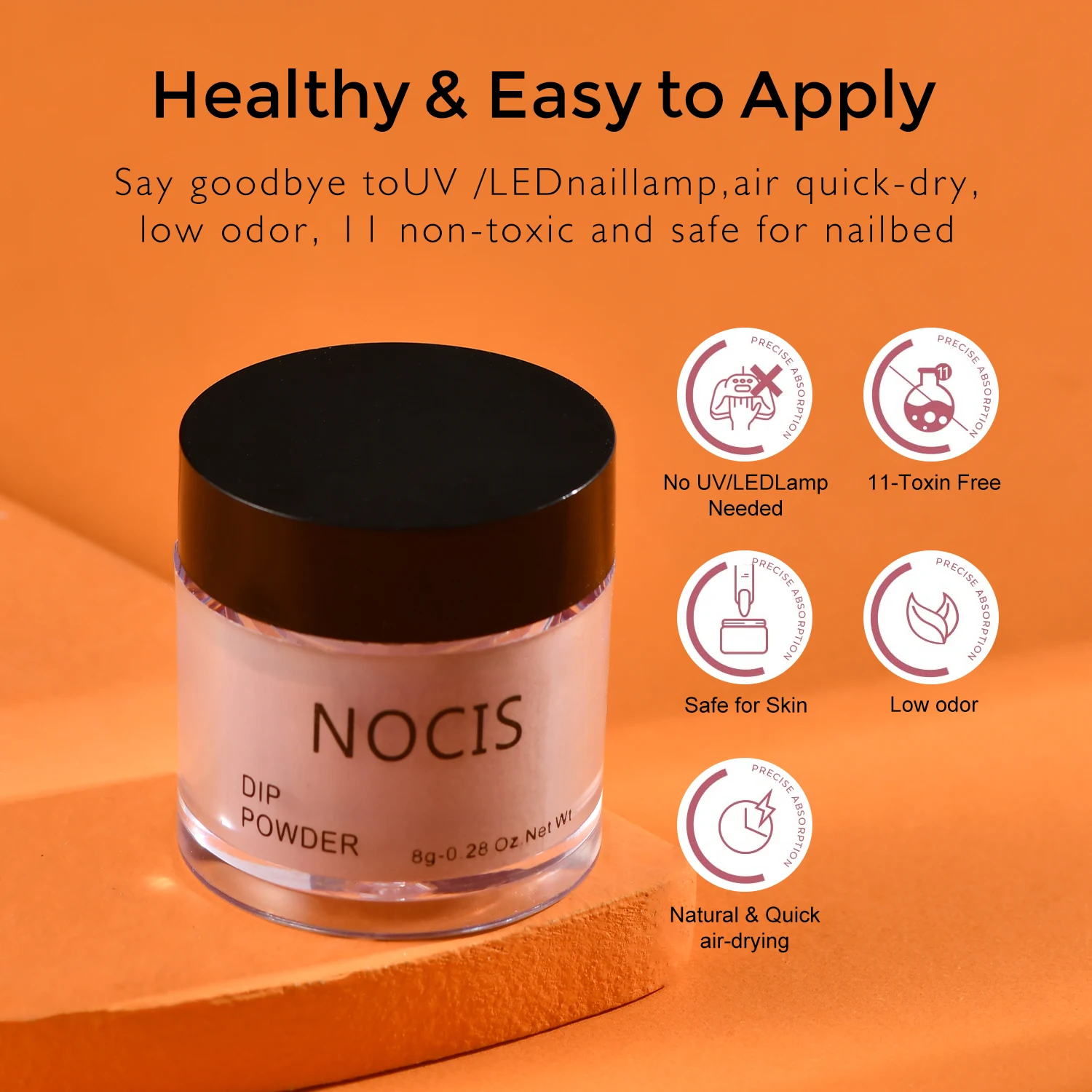 11pcs Dip Powder Nail Kit, 4 Colors Red Pink Dipping Powder Set and Base Top Coat Activator for Nail Home Salon Manicure