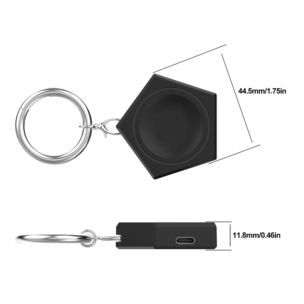 Беспроводная зарядная док-станция 5 В, аксессуары для умных часов, портативная беспроводная зарядная док-станция, сменный адаптер для Galaxy Watch 6 Classic