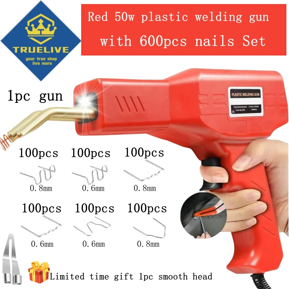 3000/1200/200 Stuks Hot Nietmachine Plastic Lasmachine Auto Bumper Reparatie Kit Pvc Plastic Reparaties Hot Nietmachine nietjes Soldeerpistool