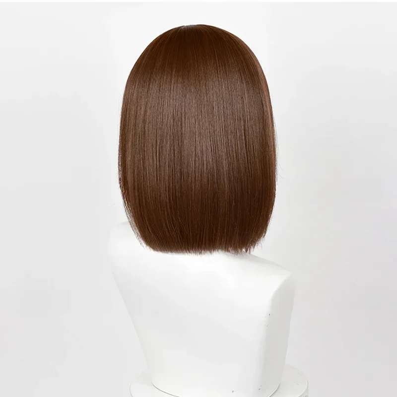Leiri Shoko Wig Anime Leiri Shoko Cosplay Wig Short Brown Bob Wigs Heat Resistant Synthetic Hair Wigs image 4
