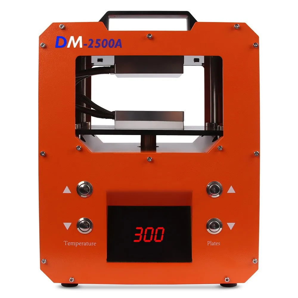 DM-2500A Semi Automatic Rosin Heat Press Machine 240-320W 110V 220V Dual Voltage Hot Press Processing Equipment