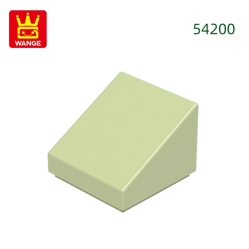 Wange 543 stks/partij 54200 1x1 Helling Bouwstenen Geneigd Panel Bricks DIY Compatibel met alle Merk Speelgoed voor Kinderen Geschenkdoos