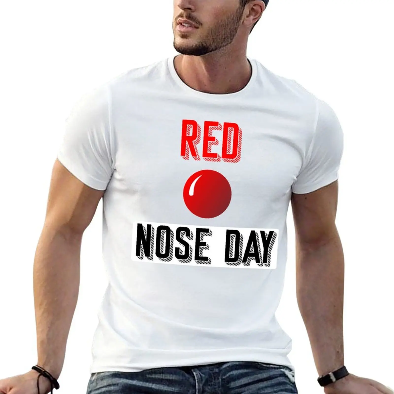 

Red Nose Day Classic T-Shirt printed t shirts for man t shirt man cotton T-Shirt