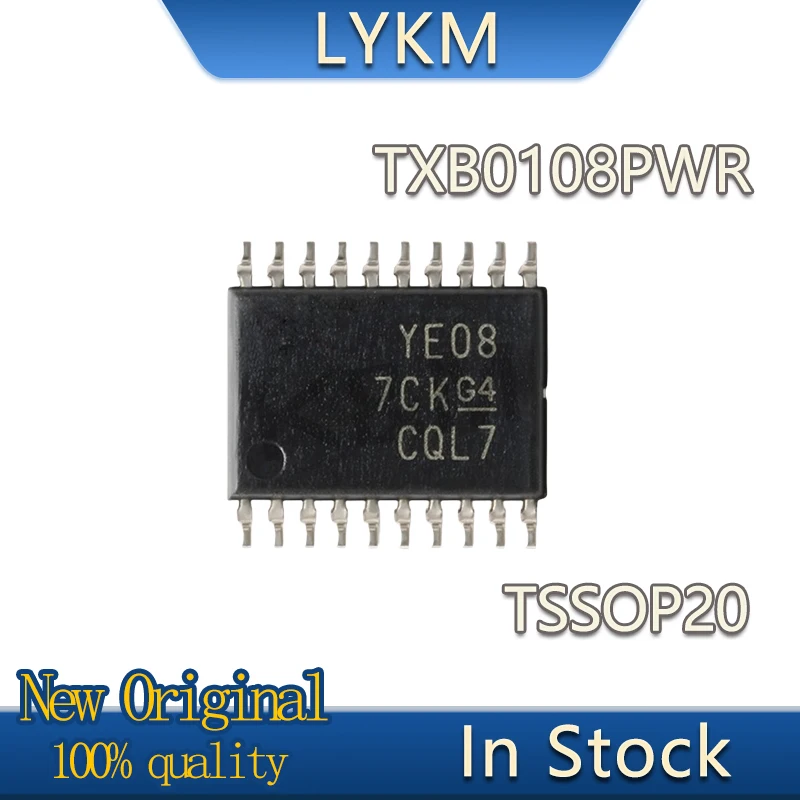 10/PCS New Original TXB0108PWR YE08 TSSOP20 Level shifter chip In Stock