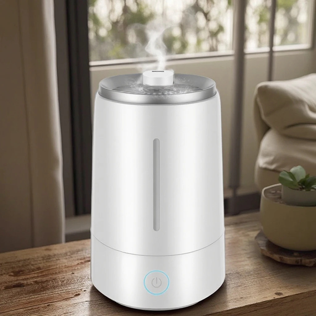 Ultrasonic Humidifier, One Key Touch Control Aroma Diffuser Cool Mist air Humidifier with Water Level