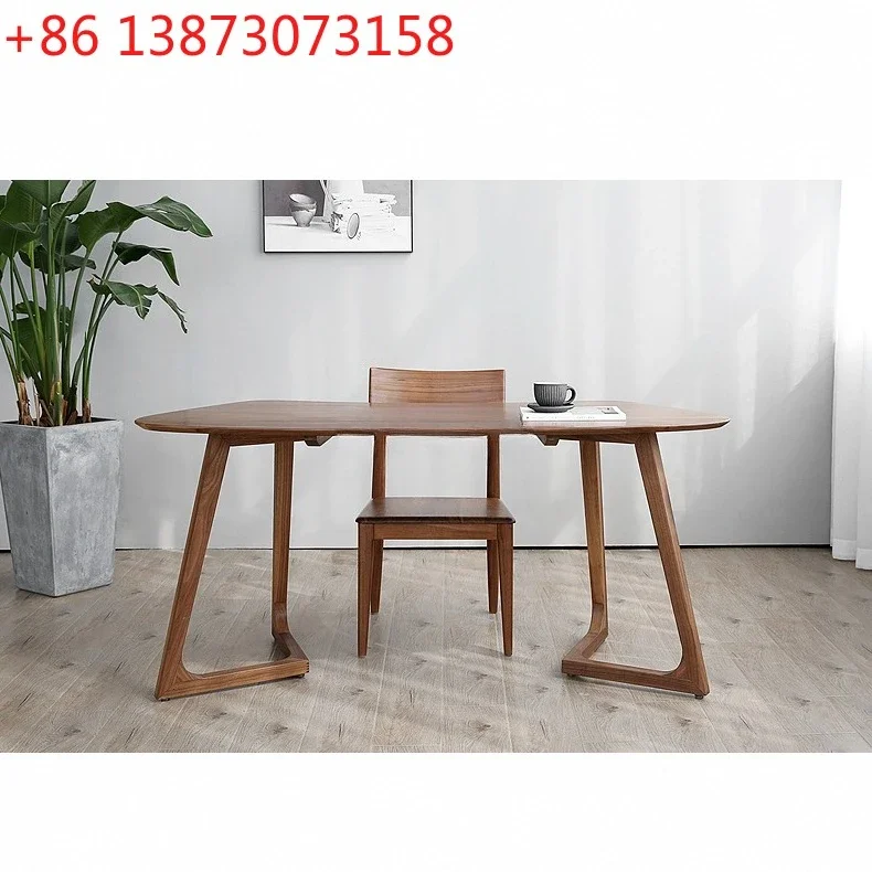 

North American black walnut desk solid wood light luxury new Chinese modern simplicity