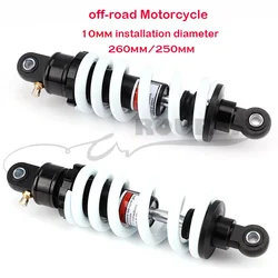260mm 250mm Alloy Off-Road Motorcycle Rear Shock Absorber Damping Adjustable for Dirt Pit Bike After The Replacement Moto Parts
