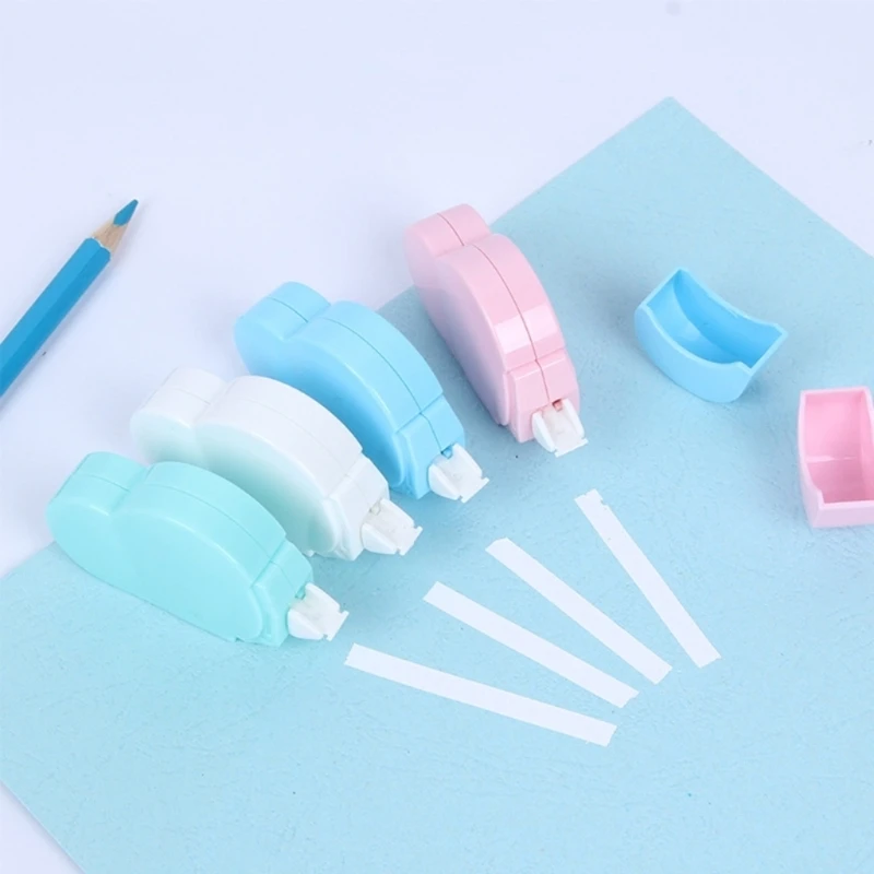 Cloud Shaped Correction Tape 5m White Out Correction Tape Refillable Width 5mm Correction Tape Eraser for Student School