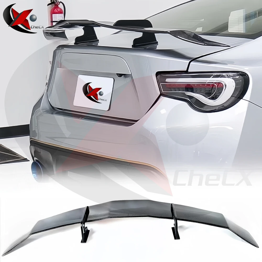 Suitable For Toyota GT86 Subaru BRZ Coupe 2012-20 GT Style Rear Spoiler Carbon Fiber Material Car Trunk Lid Wing Aerodynamic Kit