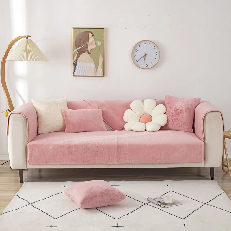 

Хлопчатобумажная ткань, универсальная нескользящая подушка для дивана на четыре сезона, современная простая комбинированная подушка для дивана, полотенце