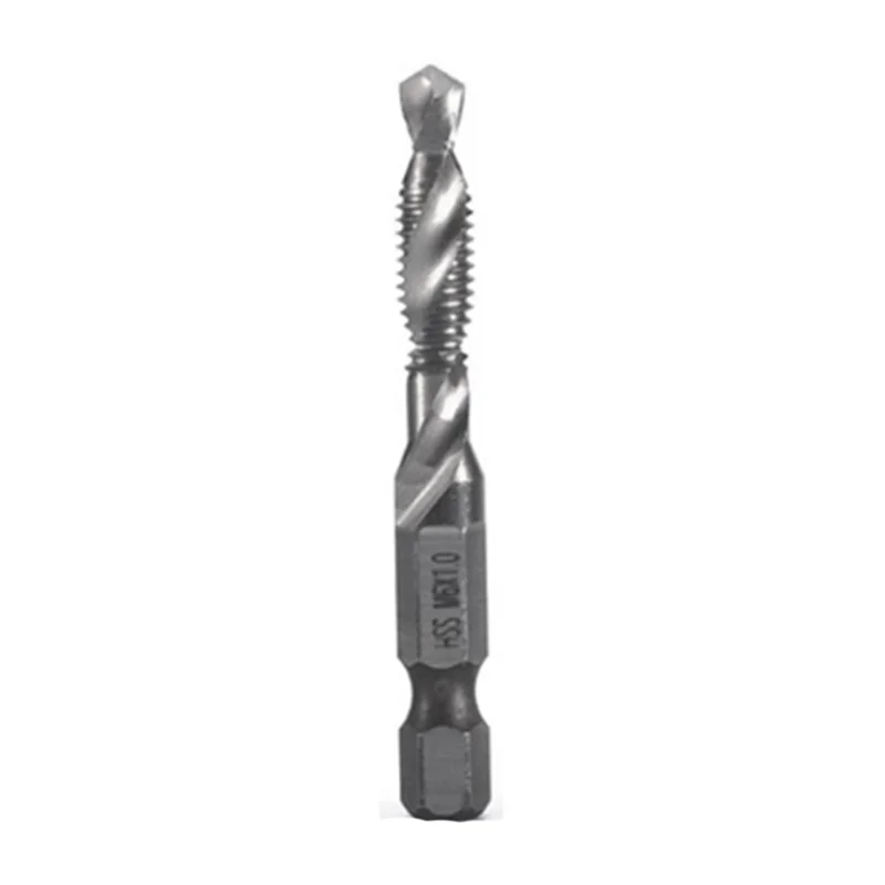YANA50I M6X1.0Mm High-Speed Steel 4341 Titanium Plated Composite Tap Drill And Tap Integrated Machine Tap Open And Chamfer Tool