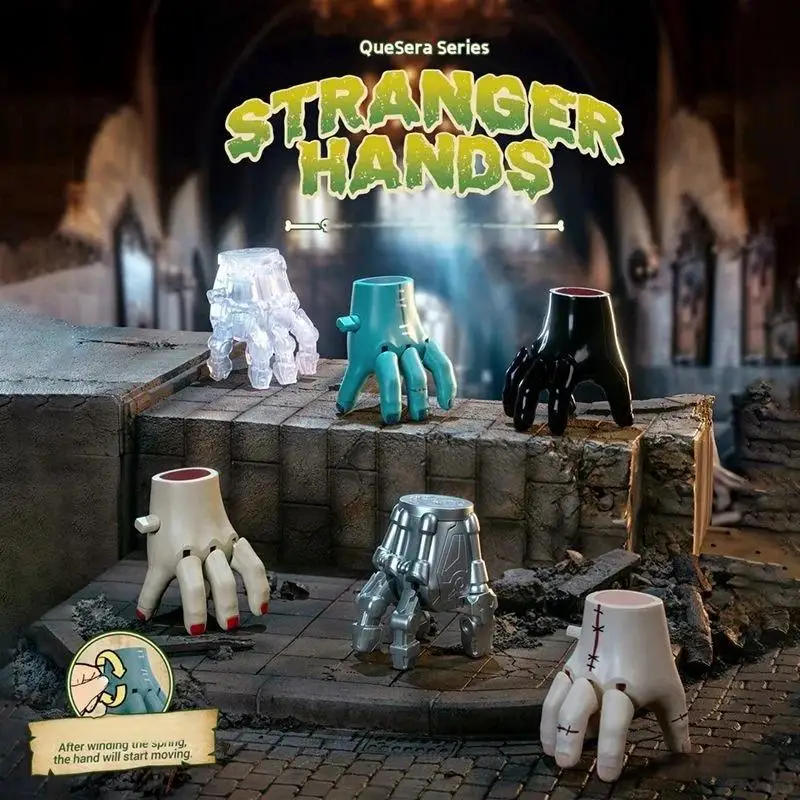 할로윈 재미있는 기괴한 시계줄 움직이는 이상한 손 랜덤박스 미스터리 박스 - 생일/휴일 선물 장난감