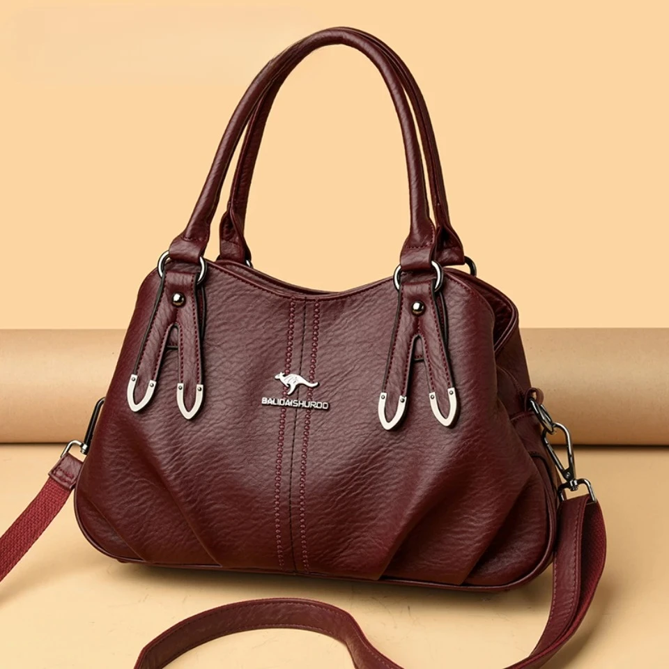 

Сумка Four Arrows из мягкой искусственной кожи, дизайнерская, женская, 3-слойная, средняя, через плечо, вместительная, для женщин