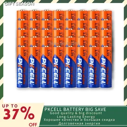 48pcs Pkcell LR6 AA batteries 2A battery UM3 MN1500 E91 1.5v Aa Alkaline Battery Dry Primary Superior R6P 2A Batteria