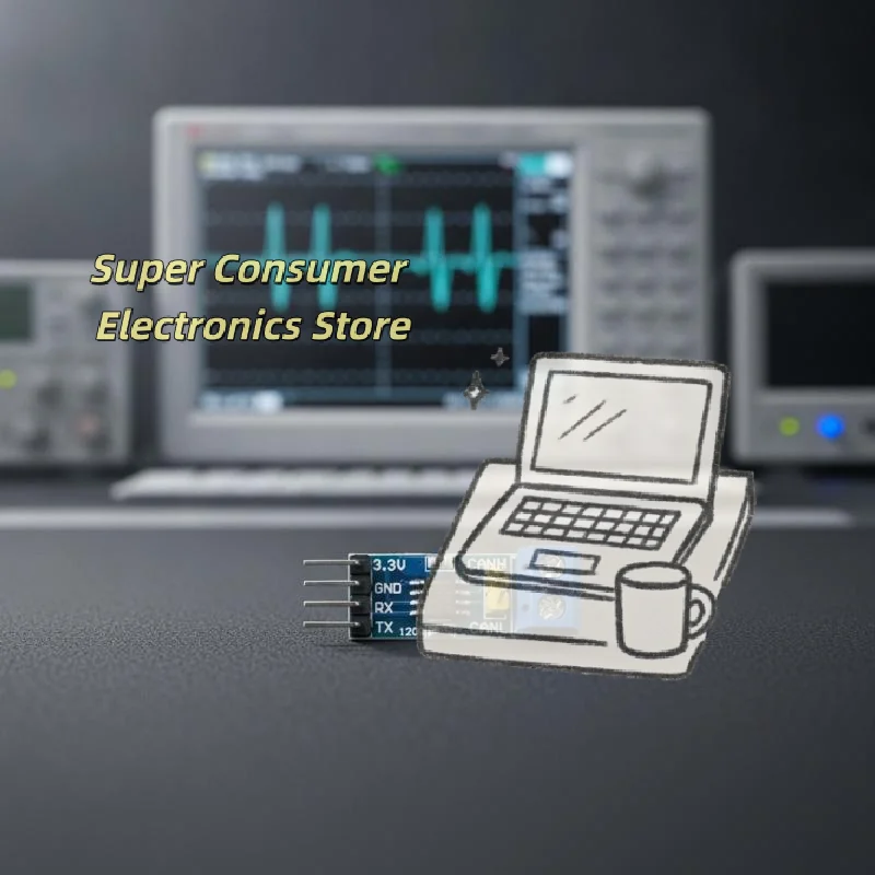 SN65HVD230 VP230 CAN Bus Transceiver Module 3.3V High Speed Small Footprint for Student Electronic Experiment Kits