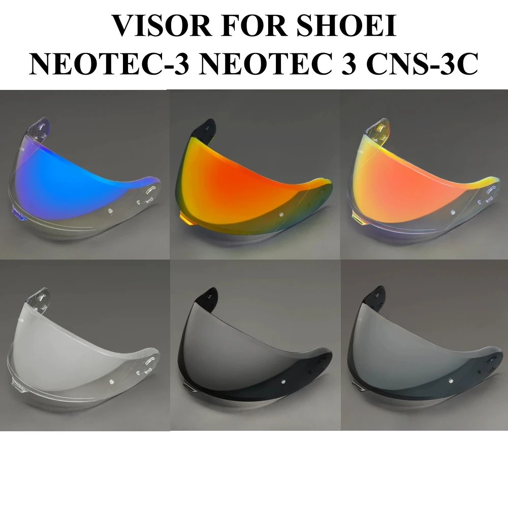 Motorcycle Helmet Visor For SHOEI NEOTEC 3 CNS-3C Replacement Helmets Shield Casco Moto Anti-Scratch Visera Accessories Lens