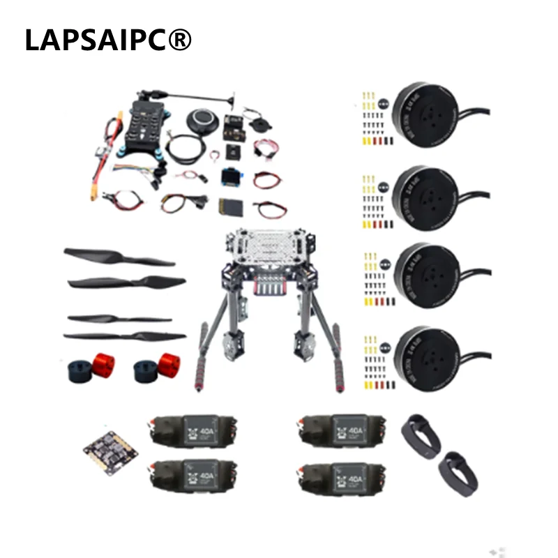 Lapsaipc for Carbon Fiber Quadcopter ZD680 680mm 5010 380KV Motor for Pixhawk 2.4.8 Flight Control M8N 8N GPS 40A ESC 1555