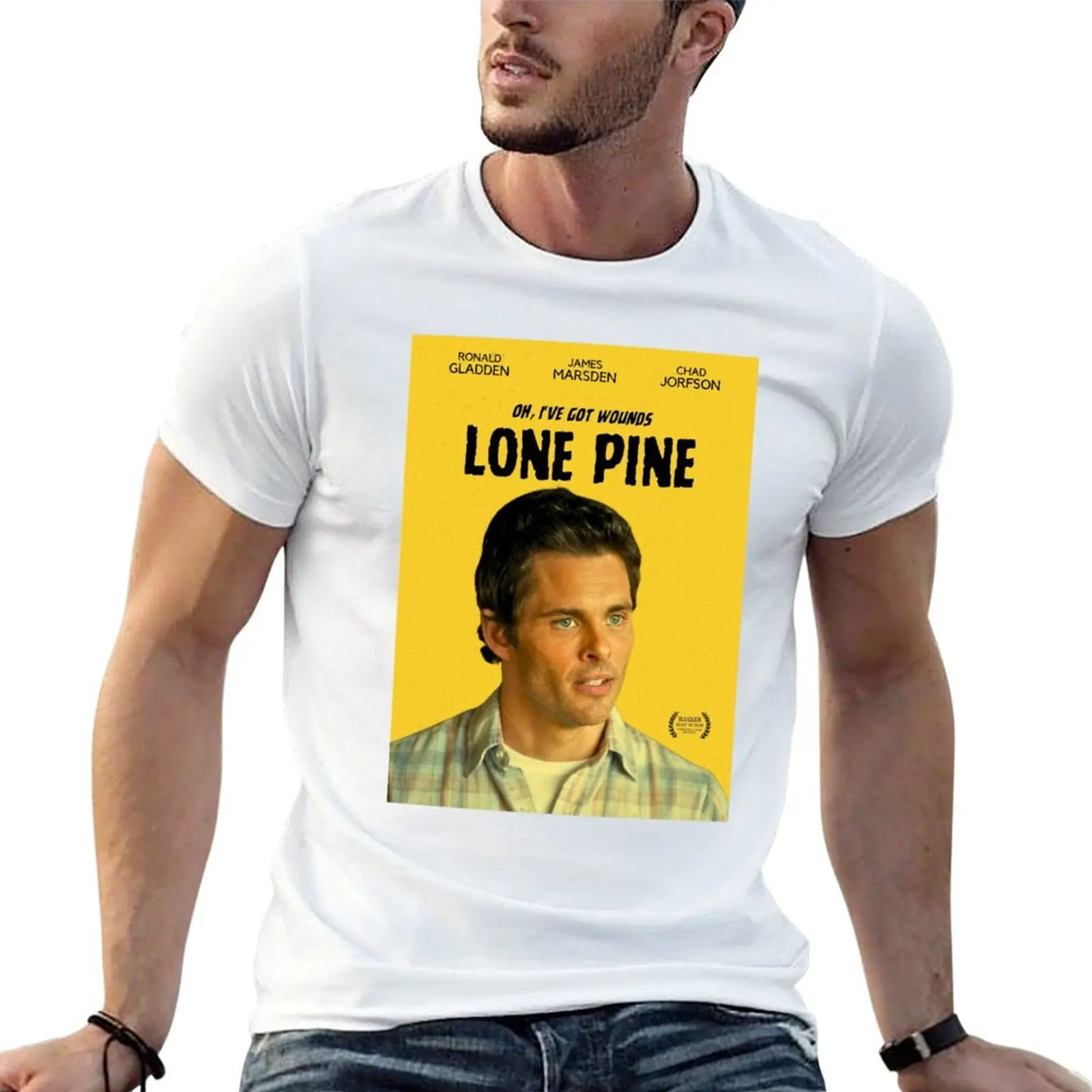 Lone Pine - Jury Duty Comedy Tv Show T-Shirt Sweat Resistant Workout Tee Shirt
