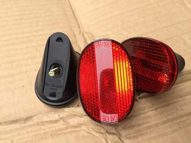 4Pcs Japan for CATEYE cat eye taillights, bicycle taillights, reflectors, reflectors, rear fender taillights